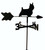TLS1053IN Norwich Terrier Garden Style inground Weathervane