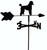 TLS1034IN Poodle Garden Style inground Weathervane