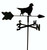 TLS1024IN Golden Retriever Garden Style inground Weathervane