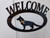 German Shepherd Welcome Sign