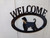 Afghan Hound Welcome Sign
