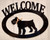 Schnauzer Welcome Sign