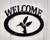 Hummingbird Welcome Sign