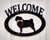 Pug Welcome Sign