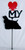 Cocker Spaniel Love(heart) Yard Sign Metal Silhouette