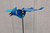 Handcrafted Kinetic Metal Yard Art Bluebird Garden Stake