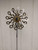 Handcrafted Kinetic Metal Yard Art Circle Double Motion Spinner Natural 