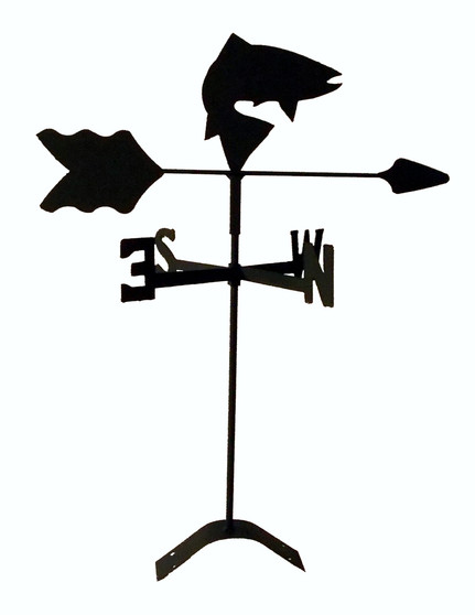 TLS1018RM Fish Roof Mount Weathervane