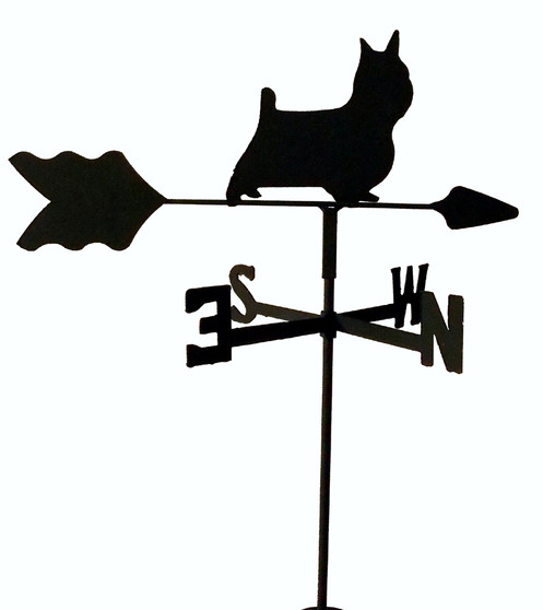 TLS1053IN Norwich Terrier Garden Style inground Weathervane