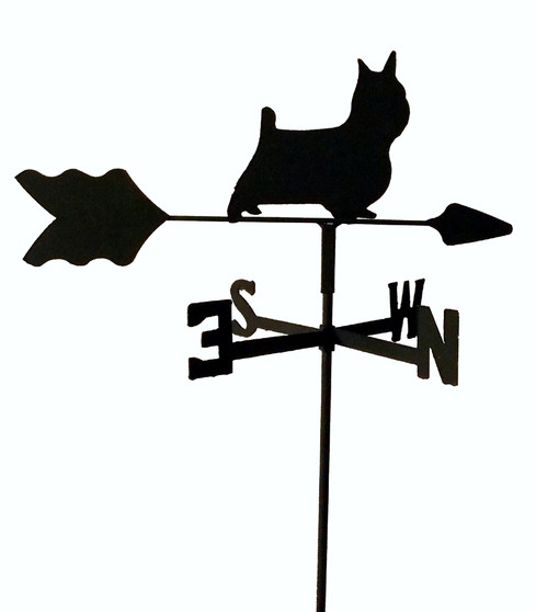 TLS1054IN Silky Terrier Garden Style inground Weathervane