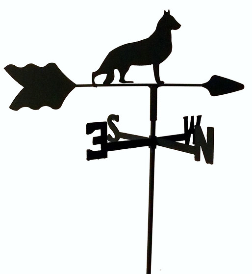 TLS1021IN German Shepherd Garden Style inground Weathervane