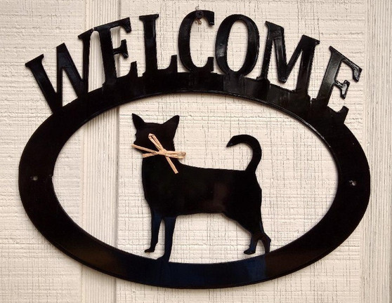 Chihuahua Welcome Sign