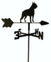 TLS1047IN Boston Terrier Garden Style inground Weathervane