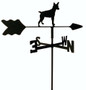 TLS1041IN Rat Terrier Garden Style inground Weathervane