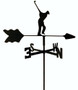 TLS1022IN Golfer Garden Style inground Weathervane