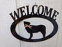 Australian Shepherd Welcome Sign