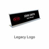 Kia Name Plates with Aluminum Desk Holder