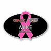 GMC Cadillac Breast Cancer Awareness Name Badge (Oval)
