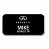 Infiniti Black 3" x 1.50" Name Badge