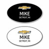 Chevrolet Oval Name Badge Combination Pack (1 Black Badge & 1 White Badge)