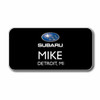 Subaru Black 3" x 1.5" Name Badge