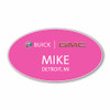Buick GMC Pink Oval Name Badge - GM