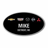 Jeff Schmitt All Brand Black Oval Name Badge