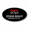 Dealer Eops Black Oval Name Badge