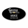 Cernohous Chevrolet Black Oval Name Badge