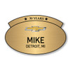 Courtesy Phoenix Chevrolet Years of Service Name Badge