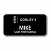Corley Lincoln Black 3" x 1.5" Name Badge