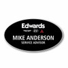 Edwards Genesis Hyundai Mitsubishi Black Oval Name Badge Release 
