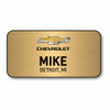 Chevrolet 2022 Gold 3" x 1.5" Name Badge