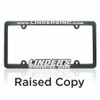 Black Raised Copy License Frames