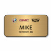 Buick GMC Cadillac 2022 Gold 3" x 1.5" Name Badge