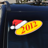 Holiday Decal - Santa Hat 12pk {EZ537-HAT}