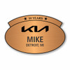 Courtesy Kia Years of Service Name Badge
