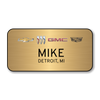 GM 4 Brand 2023 Gold 3" x 1.5" Name Badge