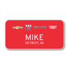 GM 4 Brand 2023 Red 3" x 1.5" Name Badge