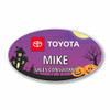 Halloween Design 2 Oval Name Badge