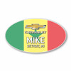 Senegal Flag Oval Name Badge 