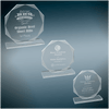 Octagon Clear Glass Award