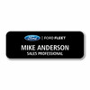 Ford Fleet 3.5" X 1.25" Black Name Badge