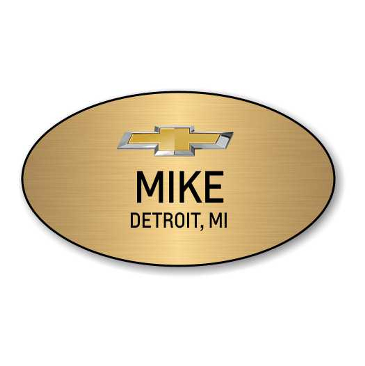  Chevrolet Gold Oval Name Badge