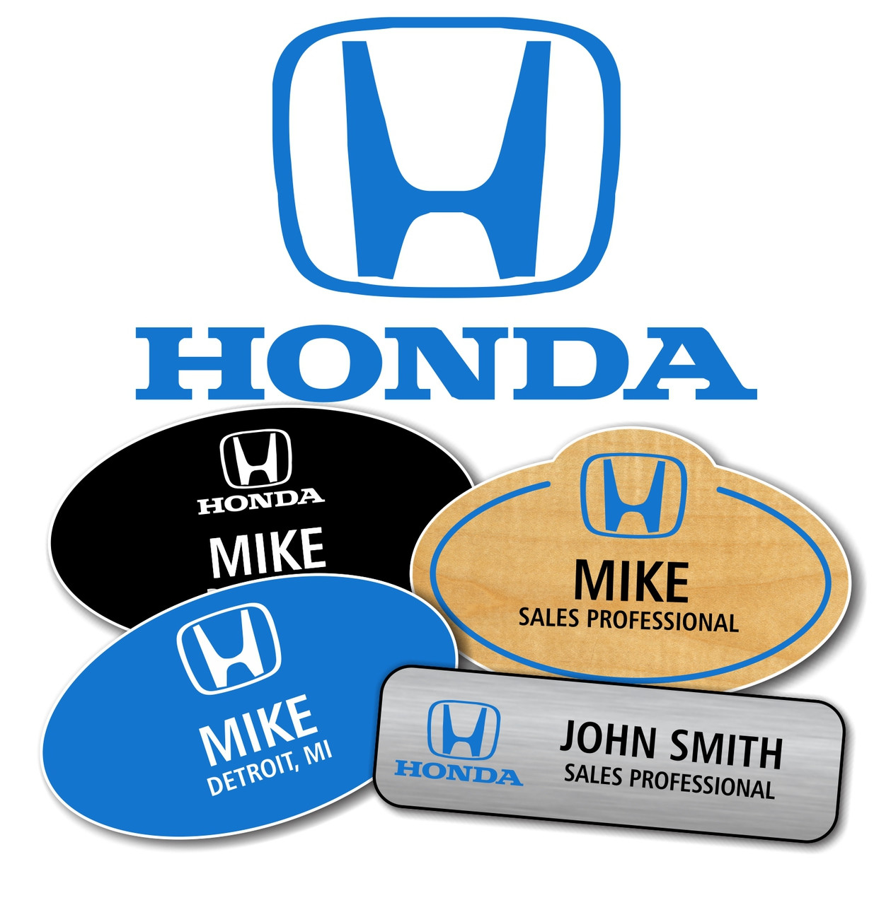 Honda Name Badges