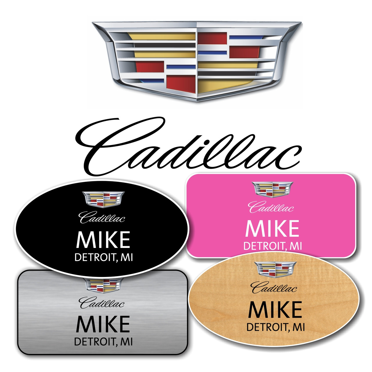 Cadillac Name Badges