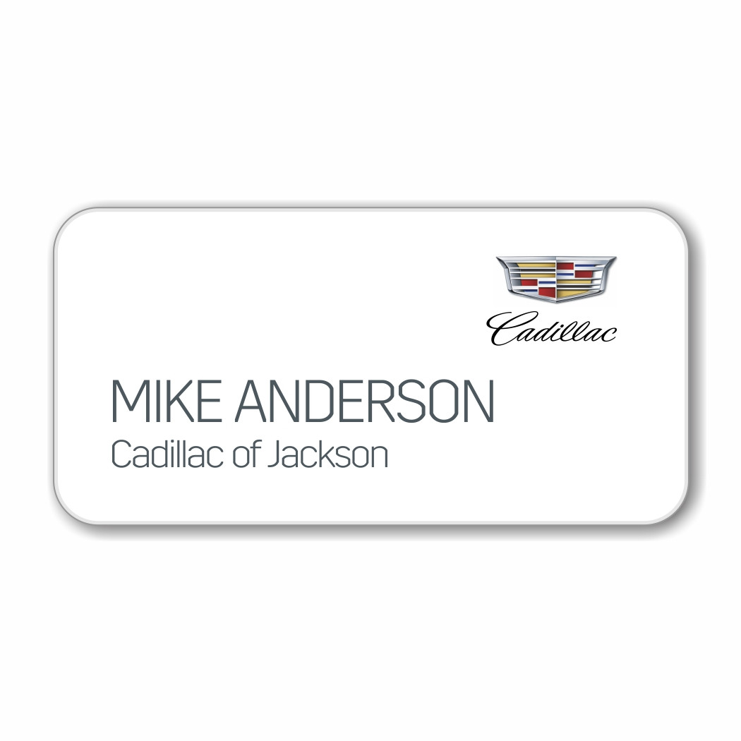 Cadillac of Jackson Pinnacle Name Badge
