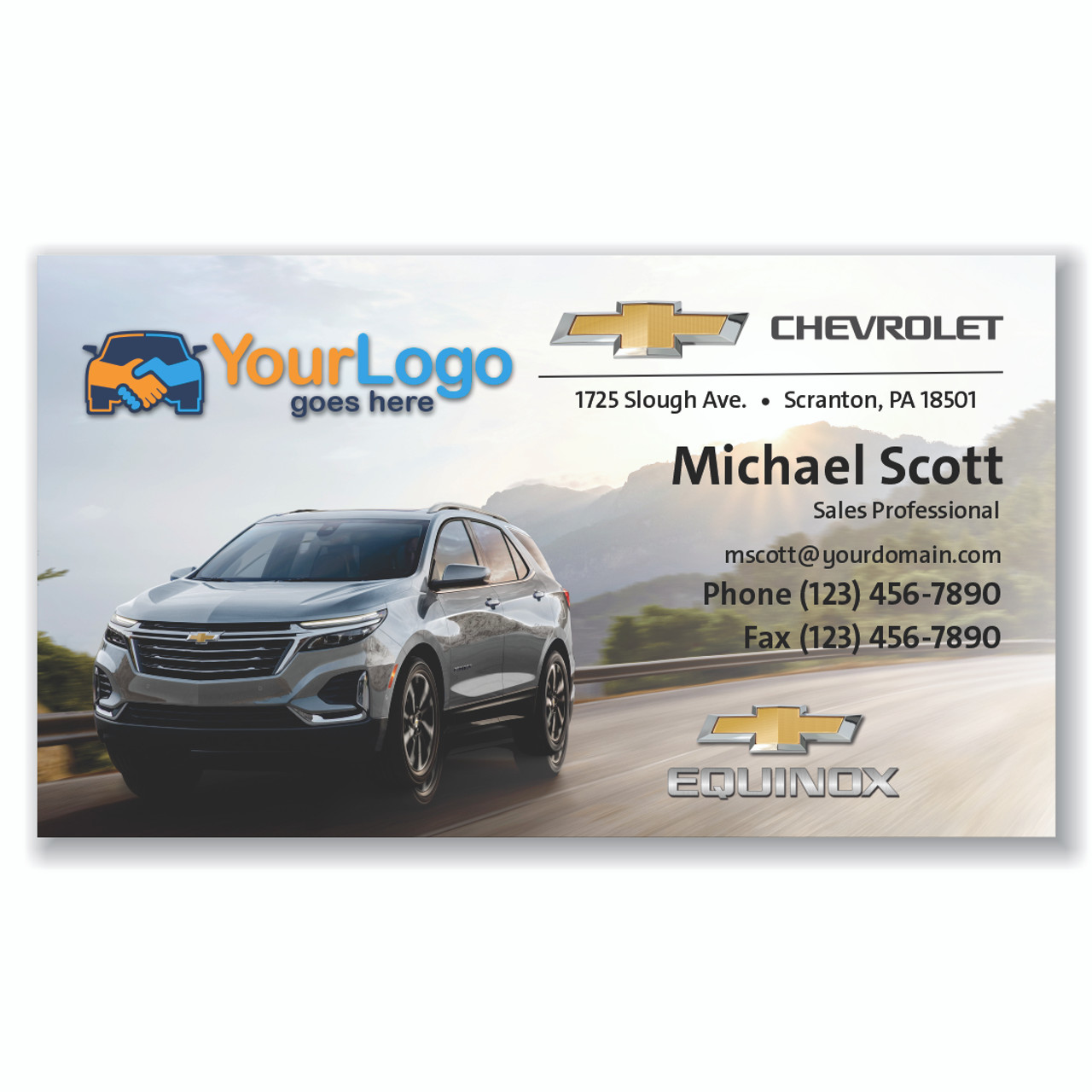 Chevrolet Equinox Business Cards