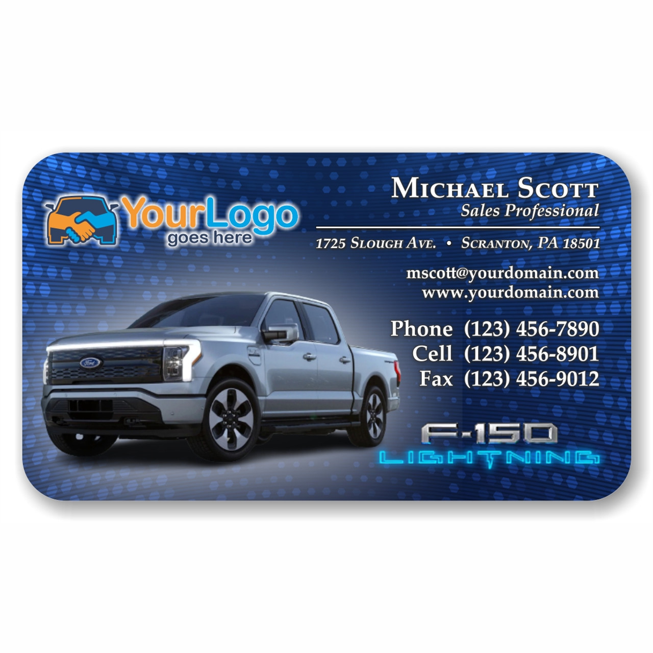 Ford Lightning EV Business Cards