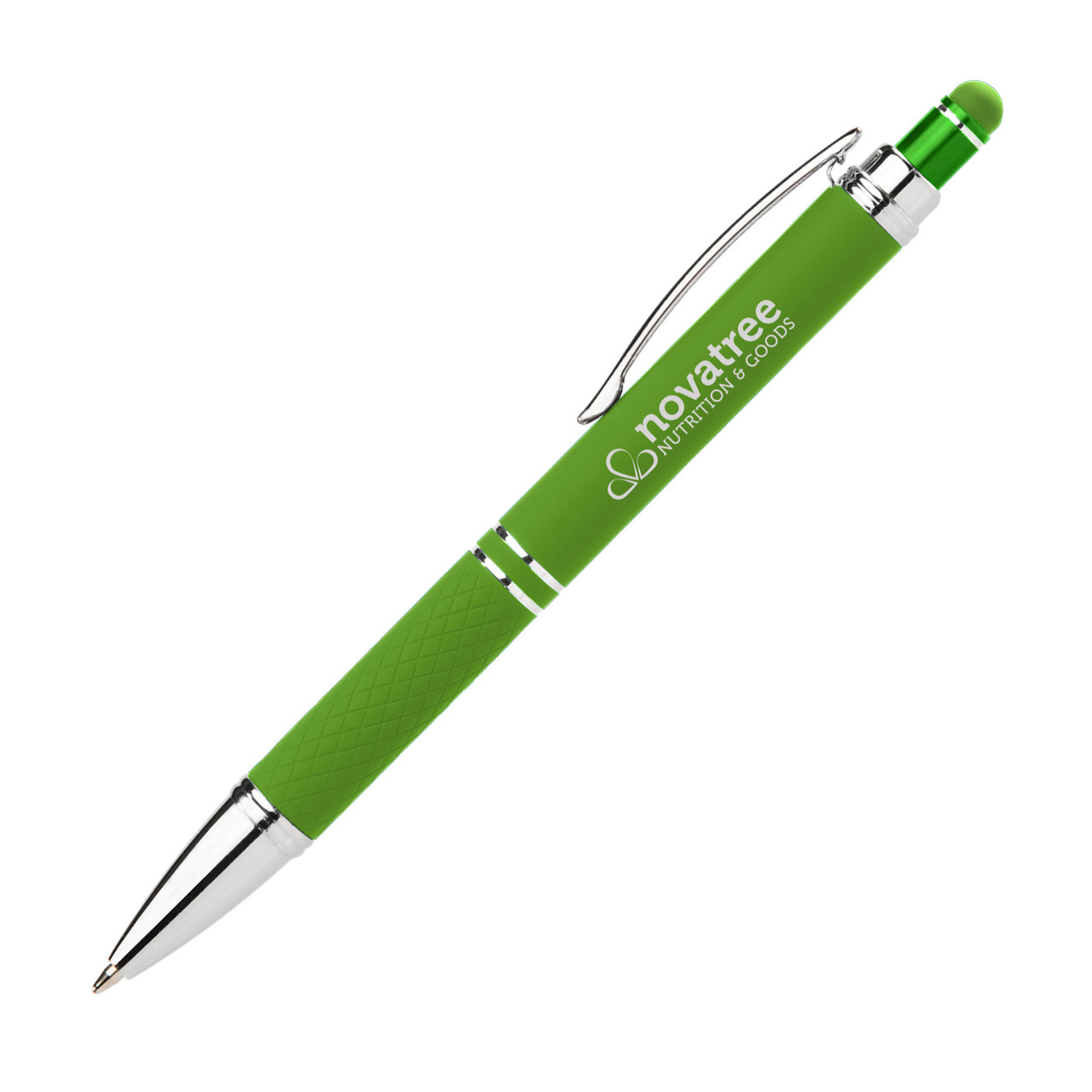 Phoenix Softy Brights Gel Pen with Stylus - Laser Engraved